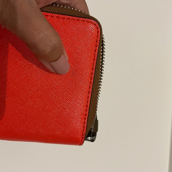 Marc Jacobs Bright Orange Wristlet Wallet - Picture 8 of 10